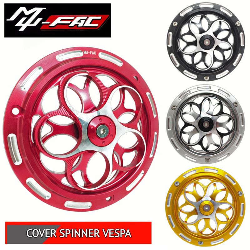 Cnc Cover Pelindung Spiner Kipas Radiator Mesin Motor Kipas beat scoopy mio Vespa Sprint nouvo x ride Cover Pelindung Kipas Radiator Cnc Vespa Sprint Primavera LX S125