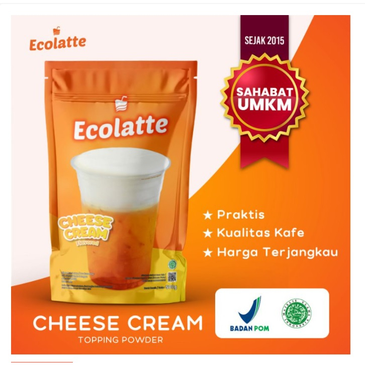 

CHEESE CREAM ECOLATTE PREMIUM POWDER 500GR