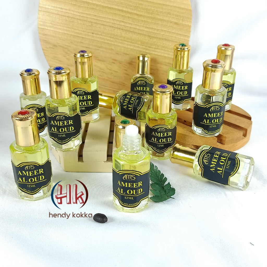 PARFUM SHALAT ORIGINAL AMEER AL OUD 12ML FULL BIANG ORIGINAL