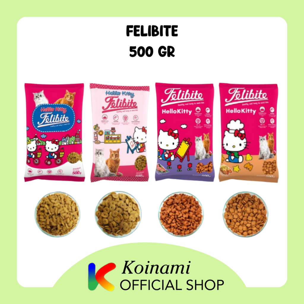 FELIBITE 500gr / makanan kering kucing / cat food / dray food / hewan / pakan / pet