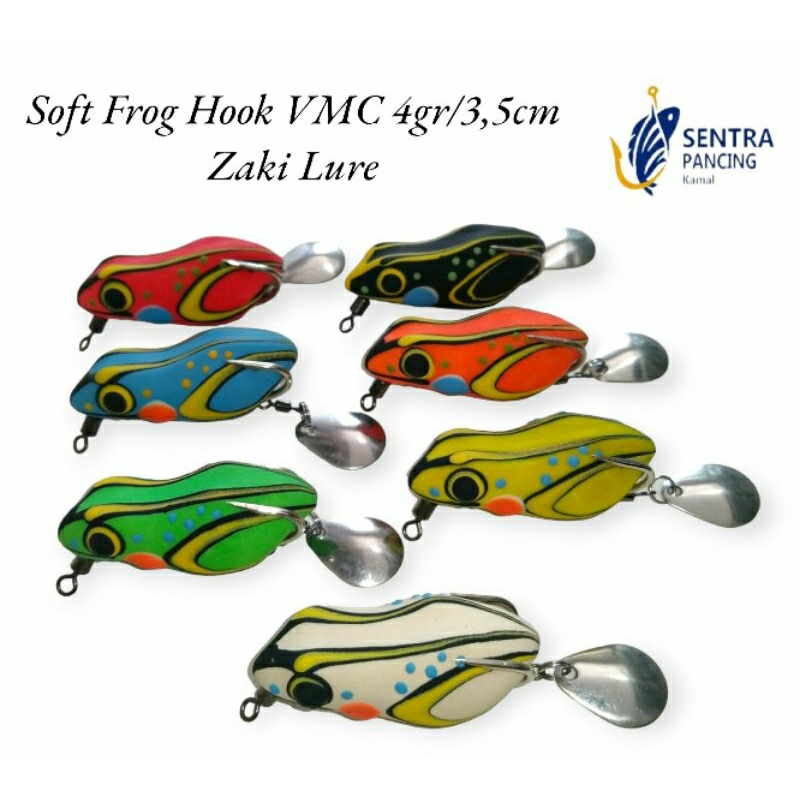 Soft Frog 4gr/3.5cm Hook VMC Zaki Lure