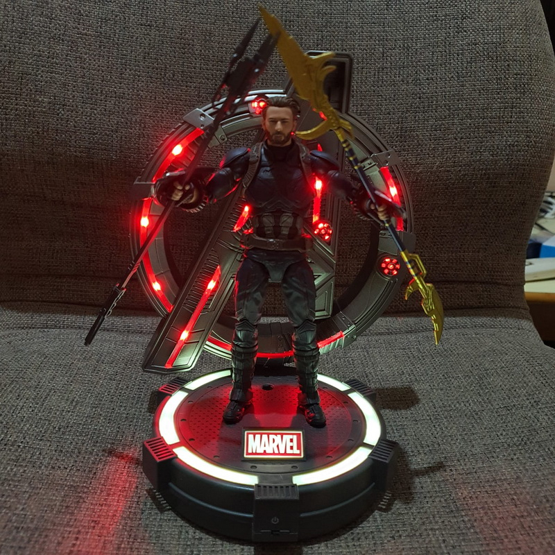 ZD Toys Marvel Avengers USB LED Base Display Stand Figure