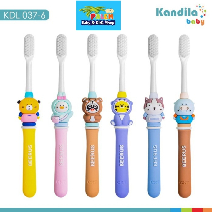 Kandila KDL037-6 Cartoon Toothbrush - Sikat Gigi Anak