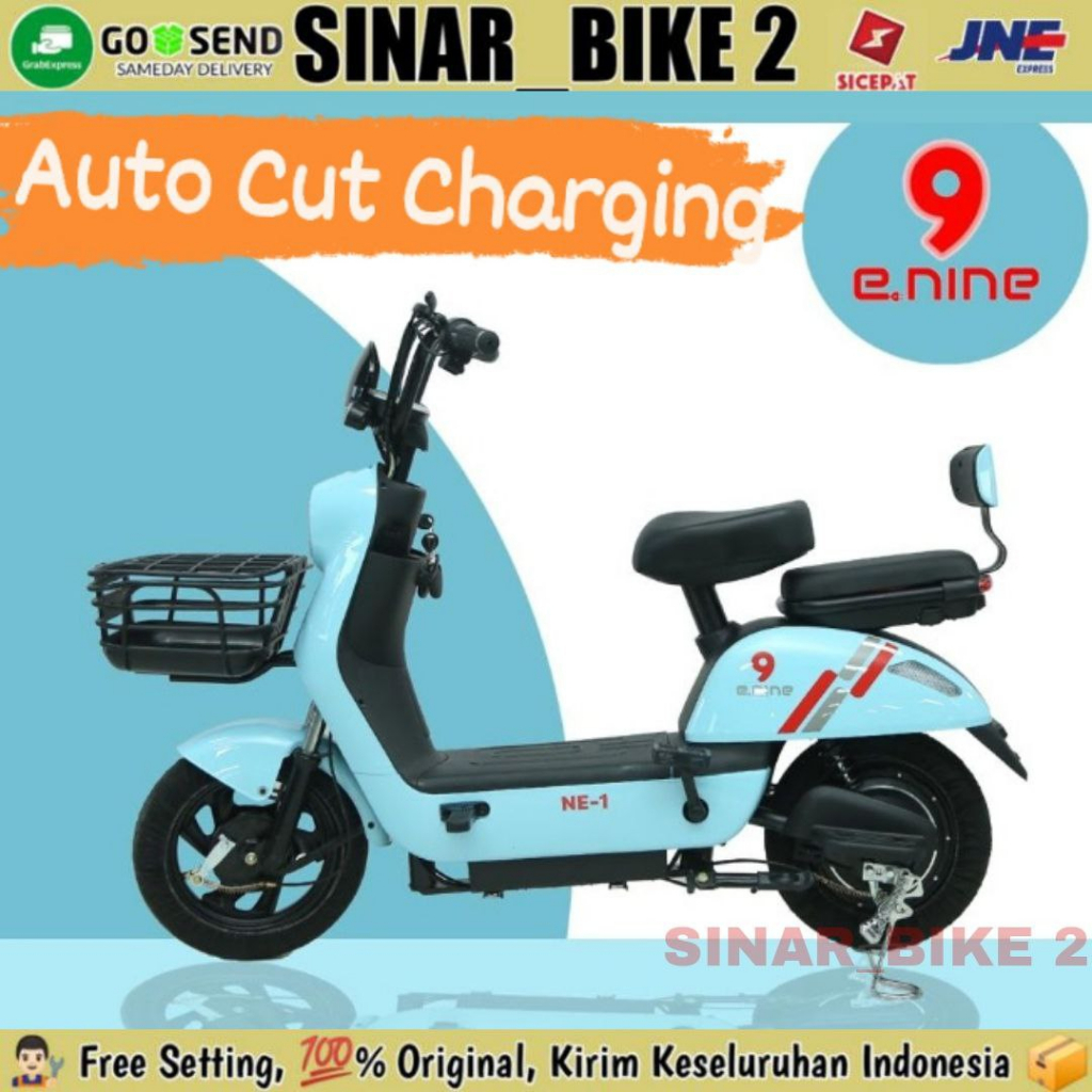 Sepeda Listrik 9 E.Nine Ne-1 500 Watt Electric Bike