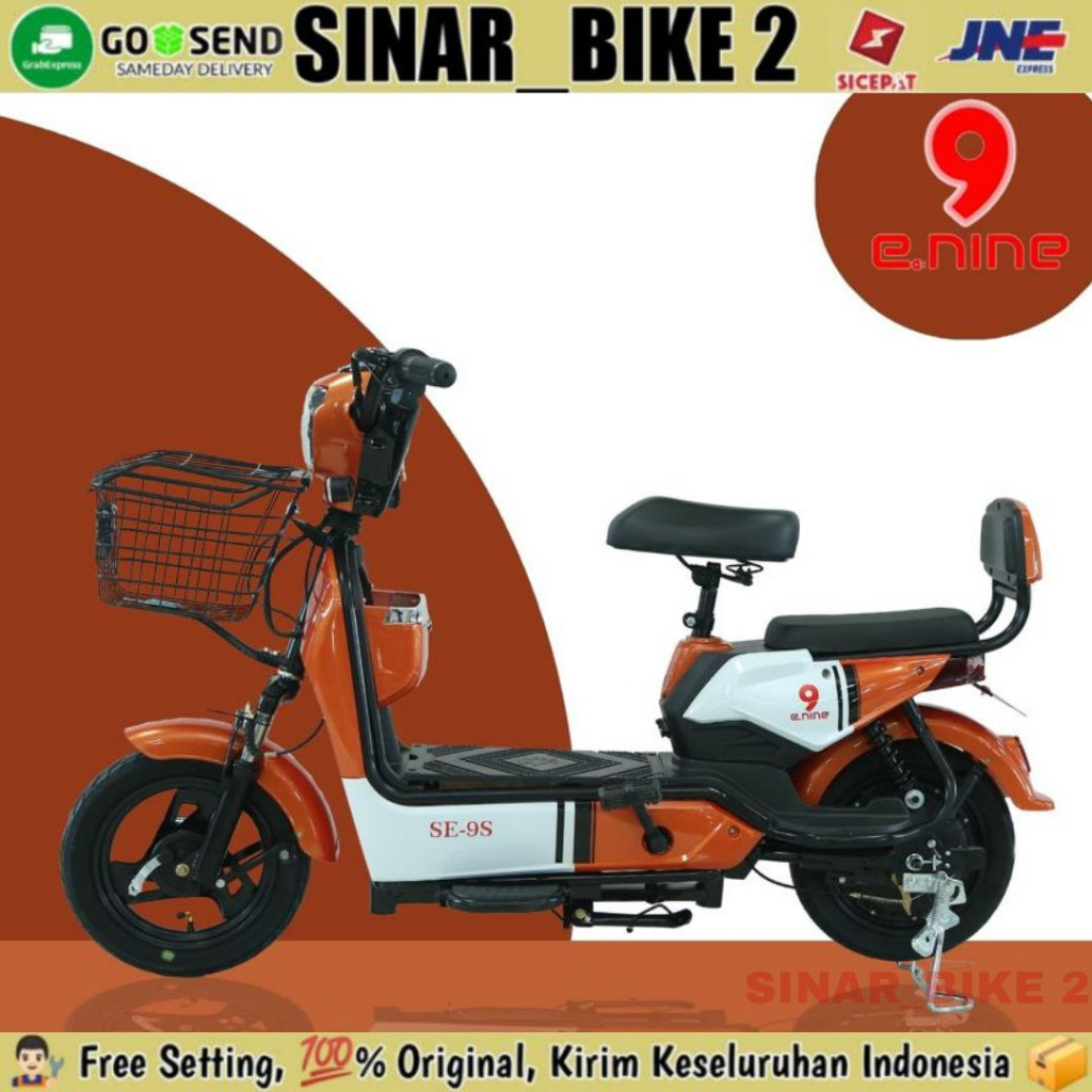 Sepeda Listrik E-Nine SE-9s 500 Watt Electric E Bike