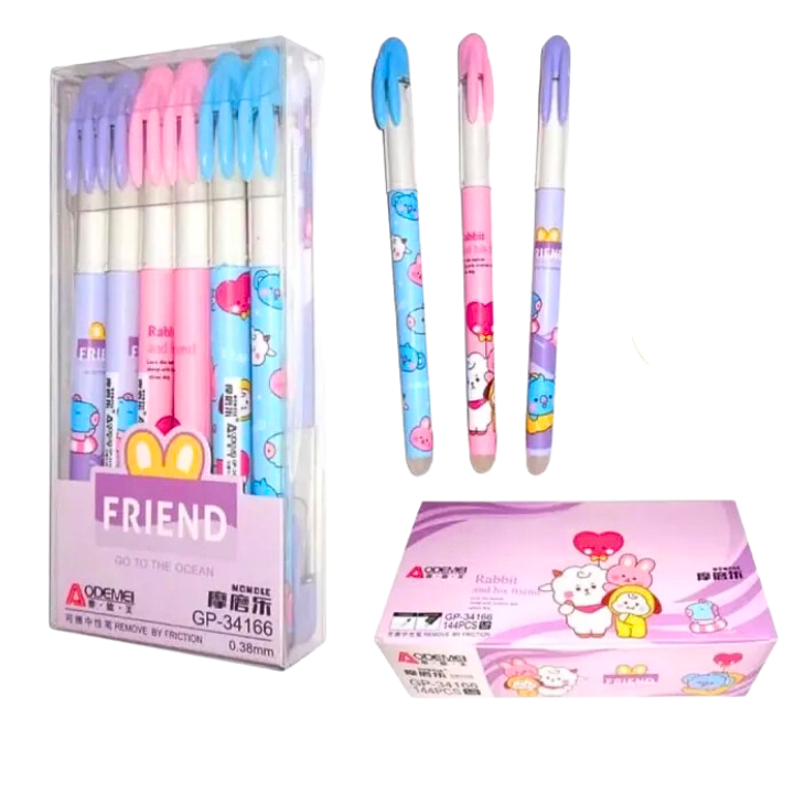 

Bolpoin Erasable Gel Pen AODEMEI GP 34166 Friend (024139)