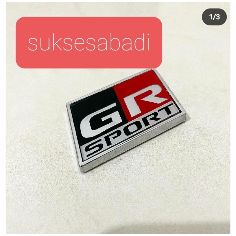 logo emblem gr sport original toyota