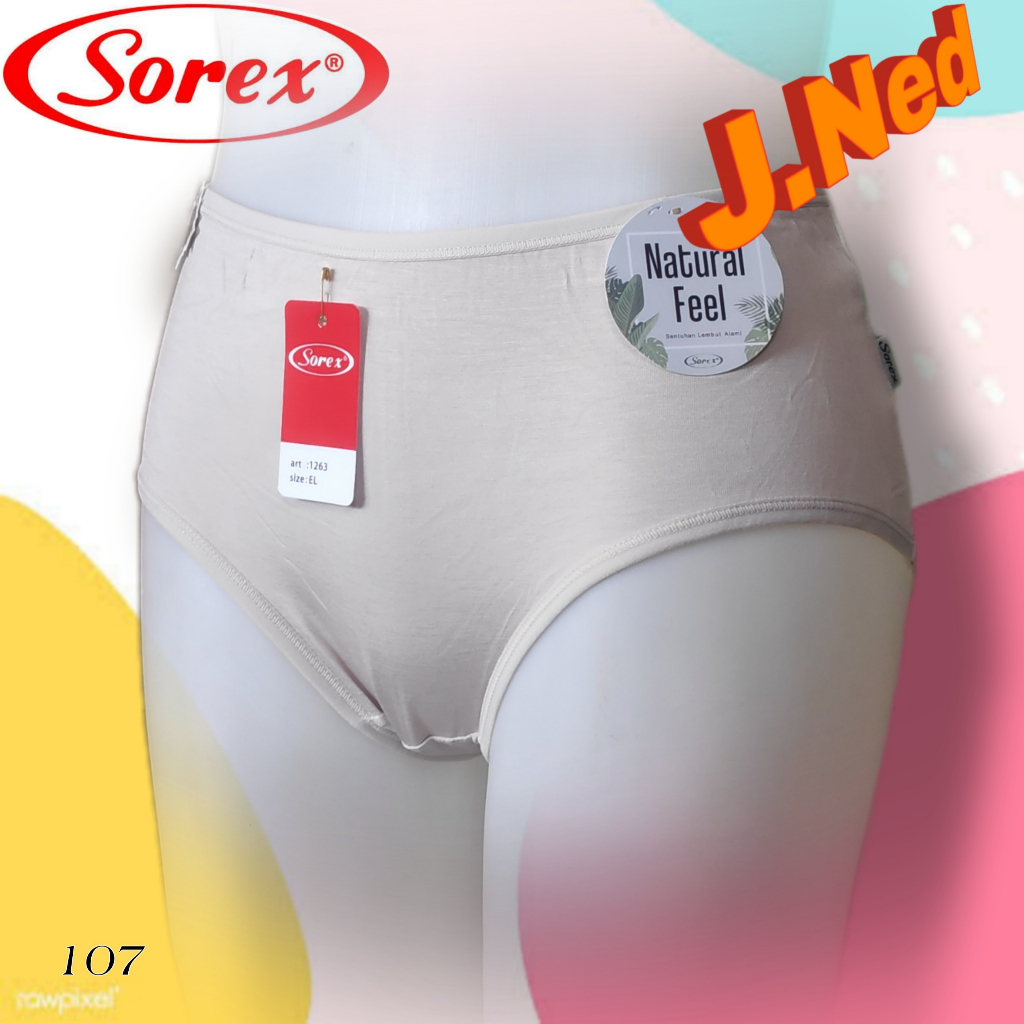 J107  SOREX CELANA DALAM WANITA DEWASA NATURAL SIZE M - XXL