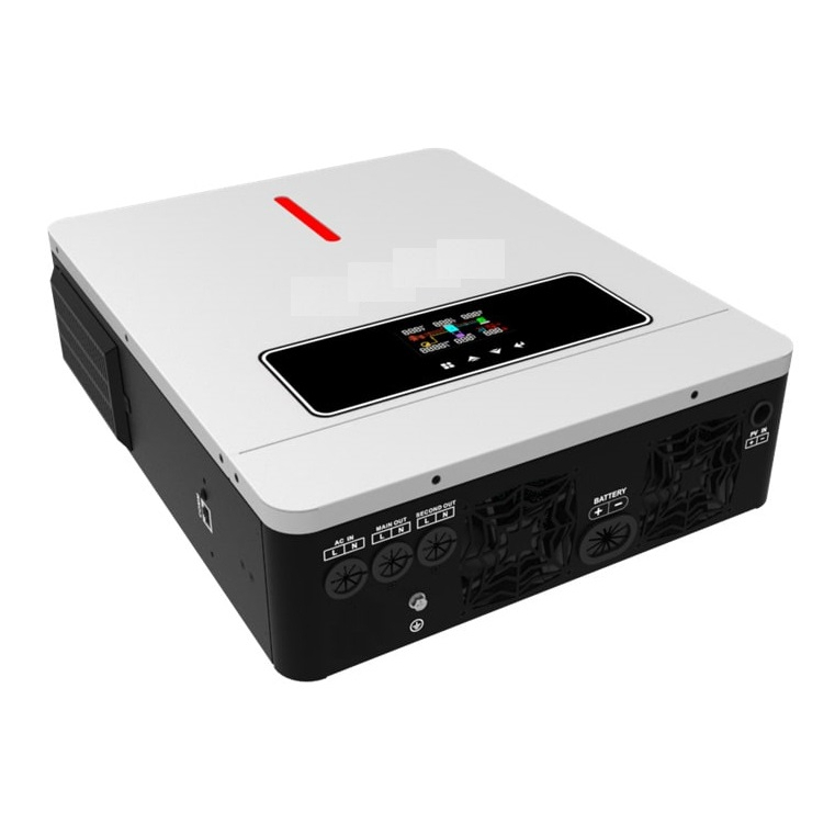 3,6KW 24V MPPT 120A Hybrid Pure sine wave solar panel inverter,  bisa dipakai tanpa battery max PV 6200WP