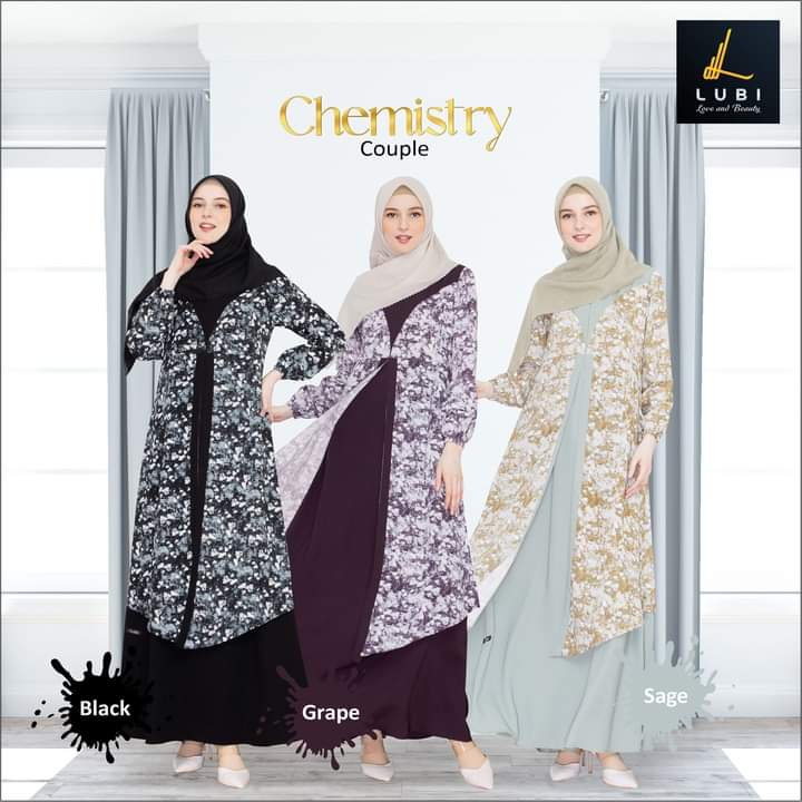 LUBI CHEMISTRY BAJU COUPLE GAMIS DAN KOKO DEWASA