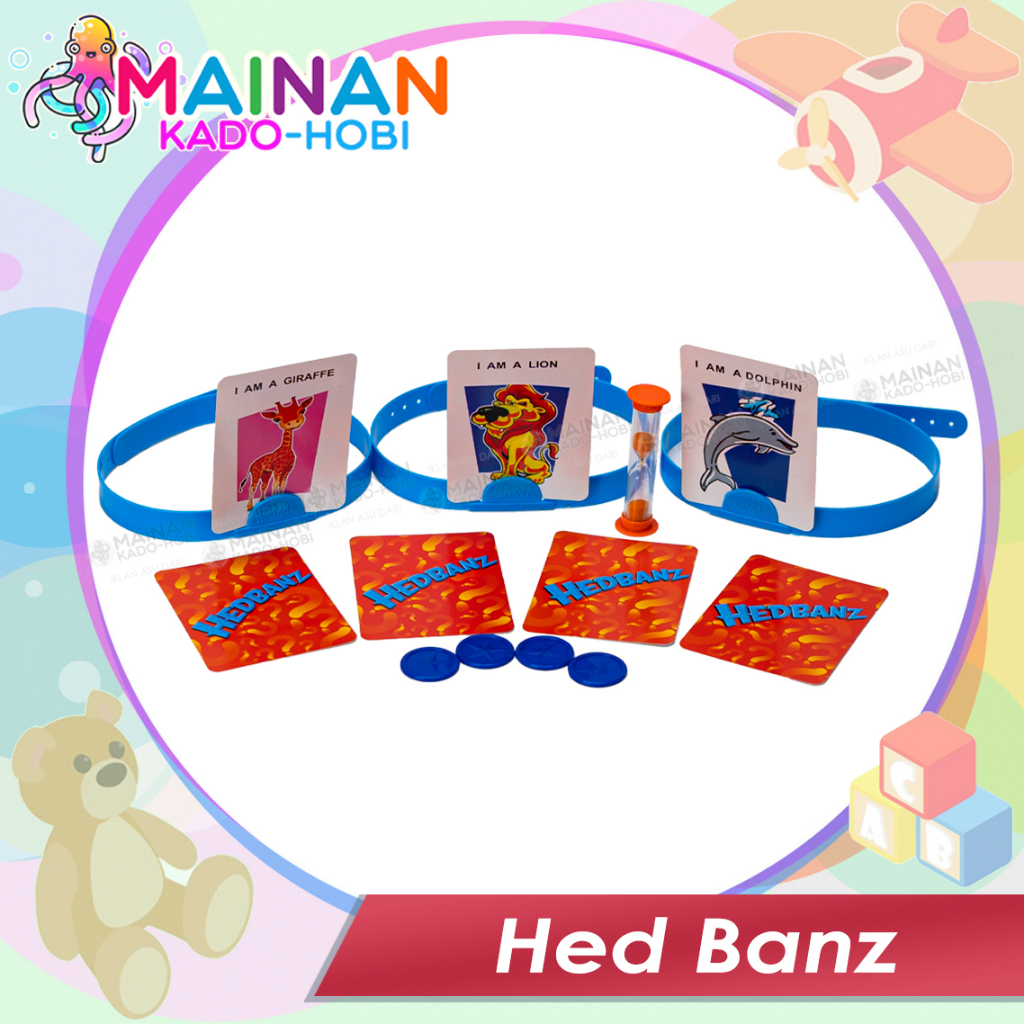 HADIAH ULANG TAHUN MAINAN ANAK EDUKASI FAMILY BOARD GAMES HEDBANZ CARD TEBAK KATA