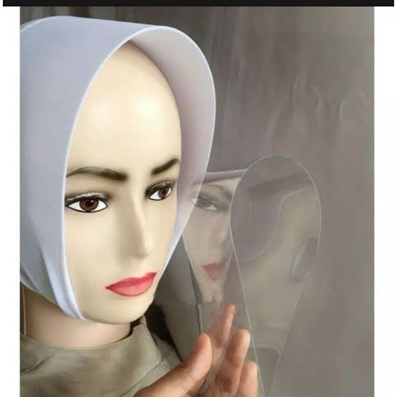 Mika hijab Plastik // Dalaman Mika hijab