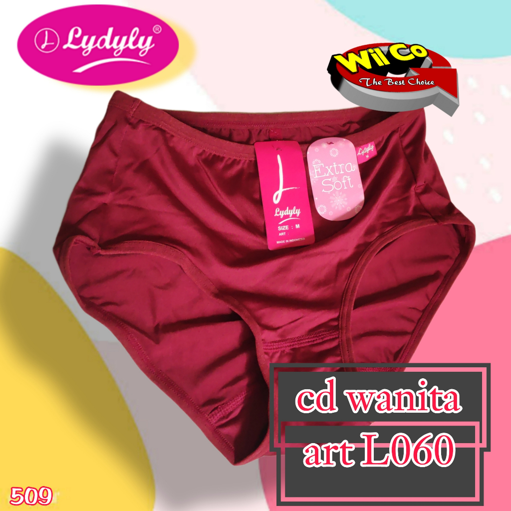 K509 - (HARGA 1 PCS) CELANA DALAM WANITA CD WANITA PAKAIAN DALAM WANITA LYDYLY ART L060