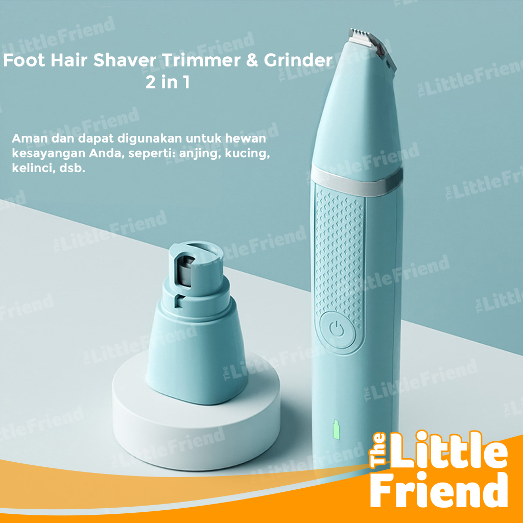 Alat Cukur Pencukur Bulu Kaki Paw Anjing Elektrik USB Portable Foot Hair Pet Shaver