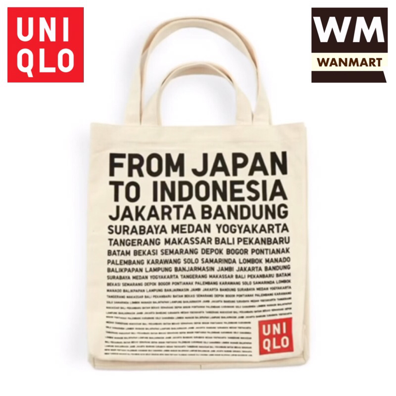 UNIQLO Unisex Tote Bag Tas Pria Wanita Limited Edition