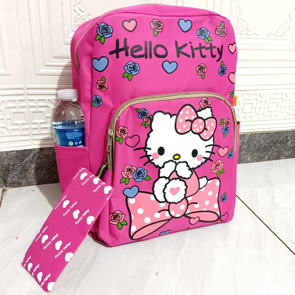 MURAH!!! Tas Ransel Anak Sekolah PAUD TK SD Laki-laki Perempuan Vira Tas 2in1 Tas HELLO KITTY Terbaru 2023 bisa COD bayar Di tempat