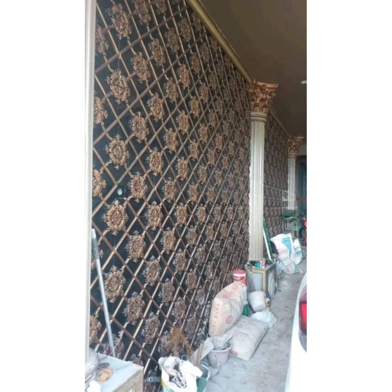 Wall panel beton 3D bunga