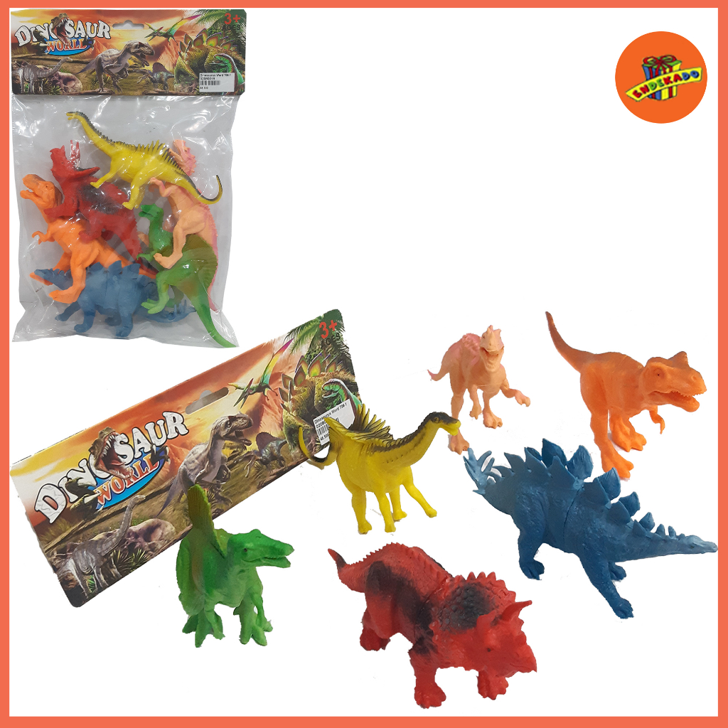 Dinosaurus World Dino Karet - Mainan Anak Dinosaur Set