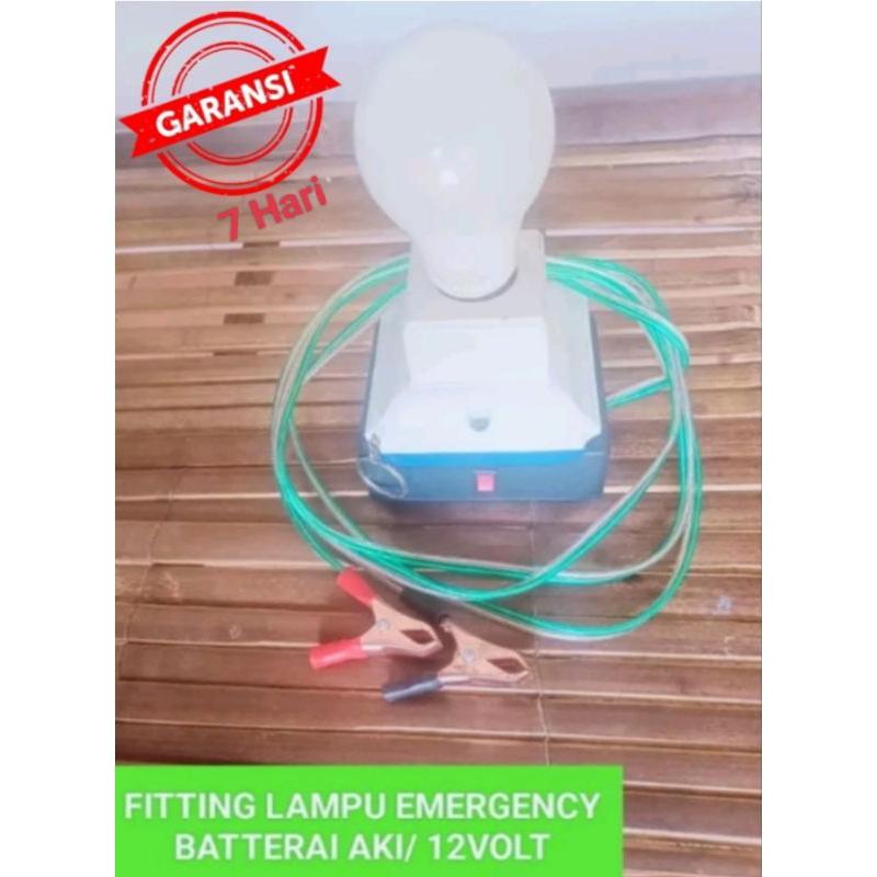 FITTING LAMPU EMERGENCY (3-40) WATT BATTERAI AKI/ 12VOLT