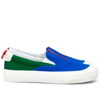 Sepatu Slip-On Compass Retrograde Blue Green - 40