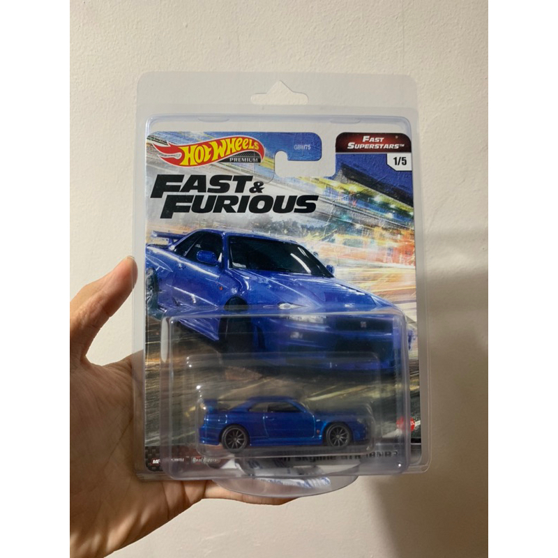 TERMURAH Hot Wheels Fast and Furious / FF / FnF Nissan Skyline GT-R R34 Biru Premium Fast Superstars