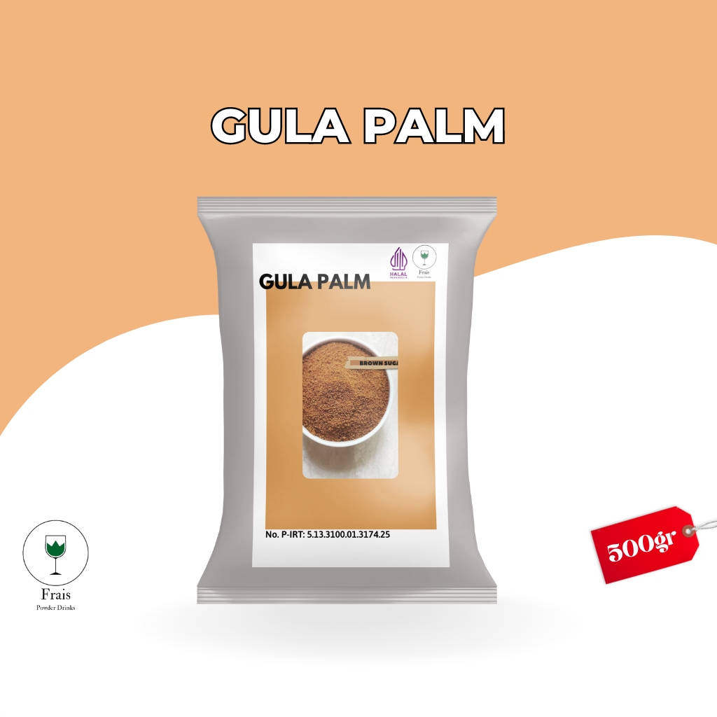 PALM SUGAR 500gr / GULA PALM / GULA AREN ASLI / BROWN SUGAR BUBUK / GULA HALUS / GULA MERAH  / COCONUT SUGAR