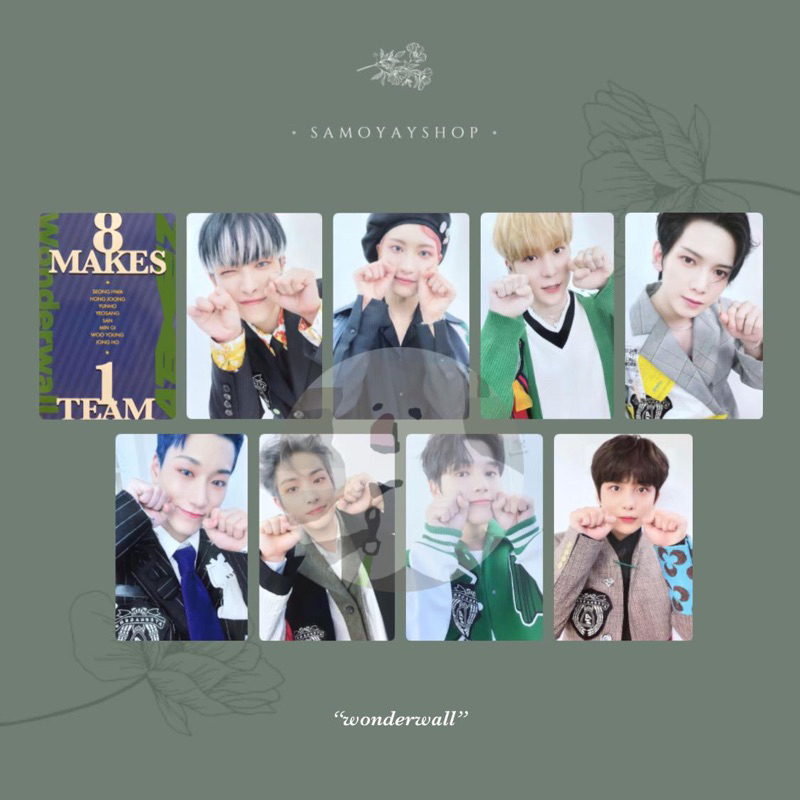 Photocard Ateez Zero : Fever Epilogue Benefit Wonderwall Hongjoong Seonghwa Yunho Yeosang San Mingi 