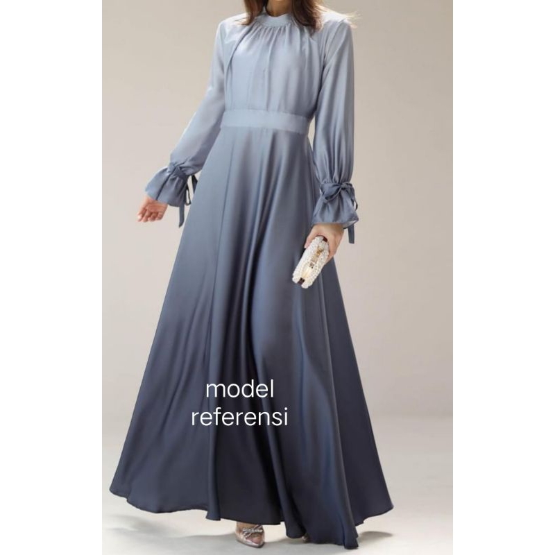 Family set/Sarimbit/Couple kain Armany Silk Gradasi, jahitan rumahan by Kireinahana