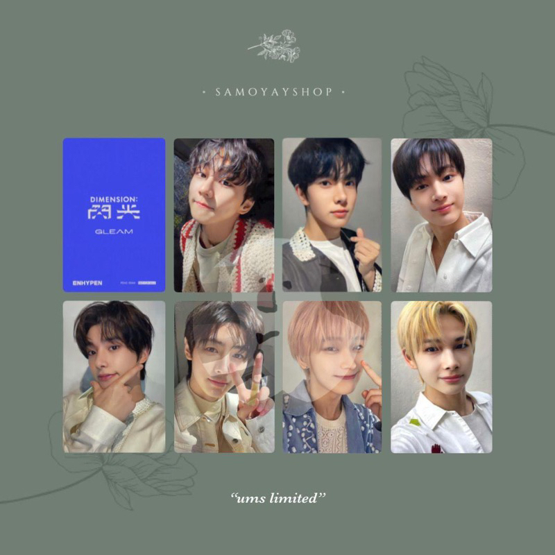 Photocard Enhypen Dimension : Senkou Pre-Order Benefit Pob Universal Music Store Limited Weverse Sho