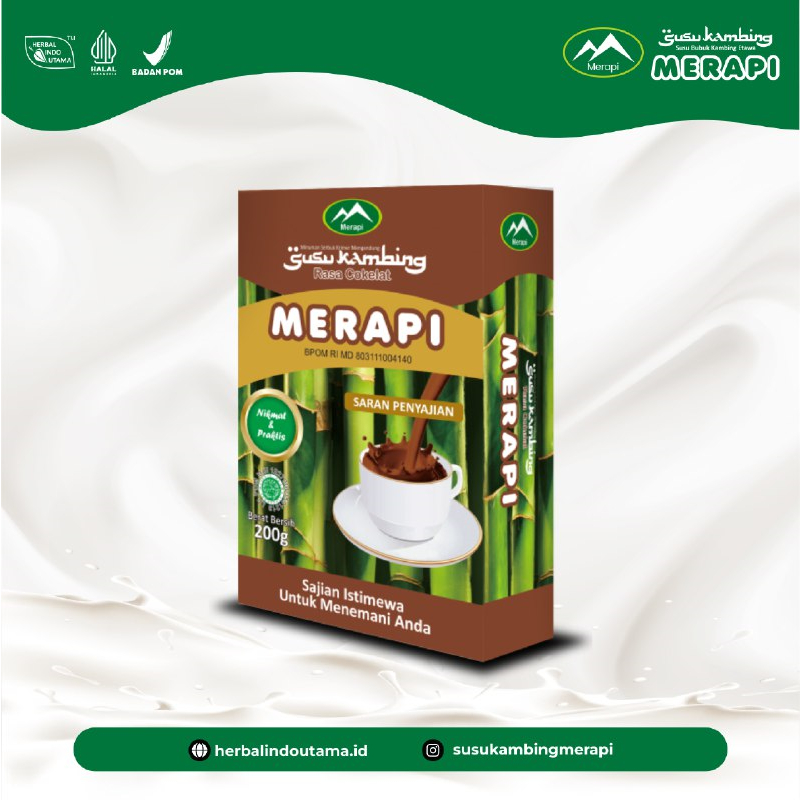 

Susu Bubuk Kambing Etawa Merapi Rasa Cokelat