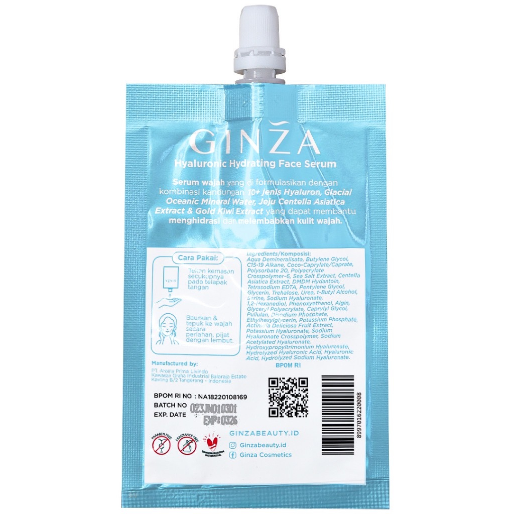 Ginza Face Serum Sachet 8ml