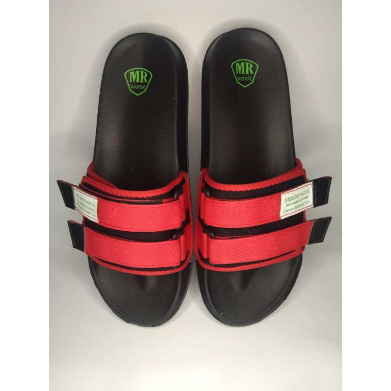 sandal pria slide/sandal slip on /sandal pria masakin keren ringan dan sangat lentur