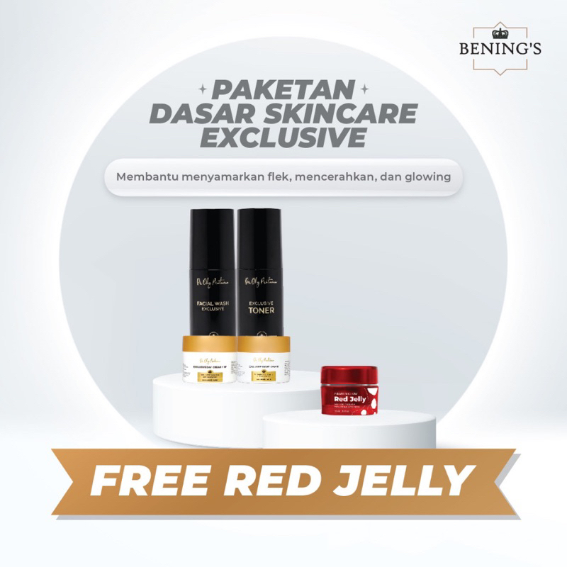 Bening's SkinCare Promo Special FREE RED JELLY Benings Clinic