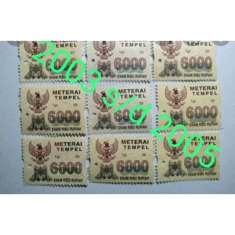 

Benda Pos 6000 Rupiah Tahun 2003 s/d 2005 (A16)