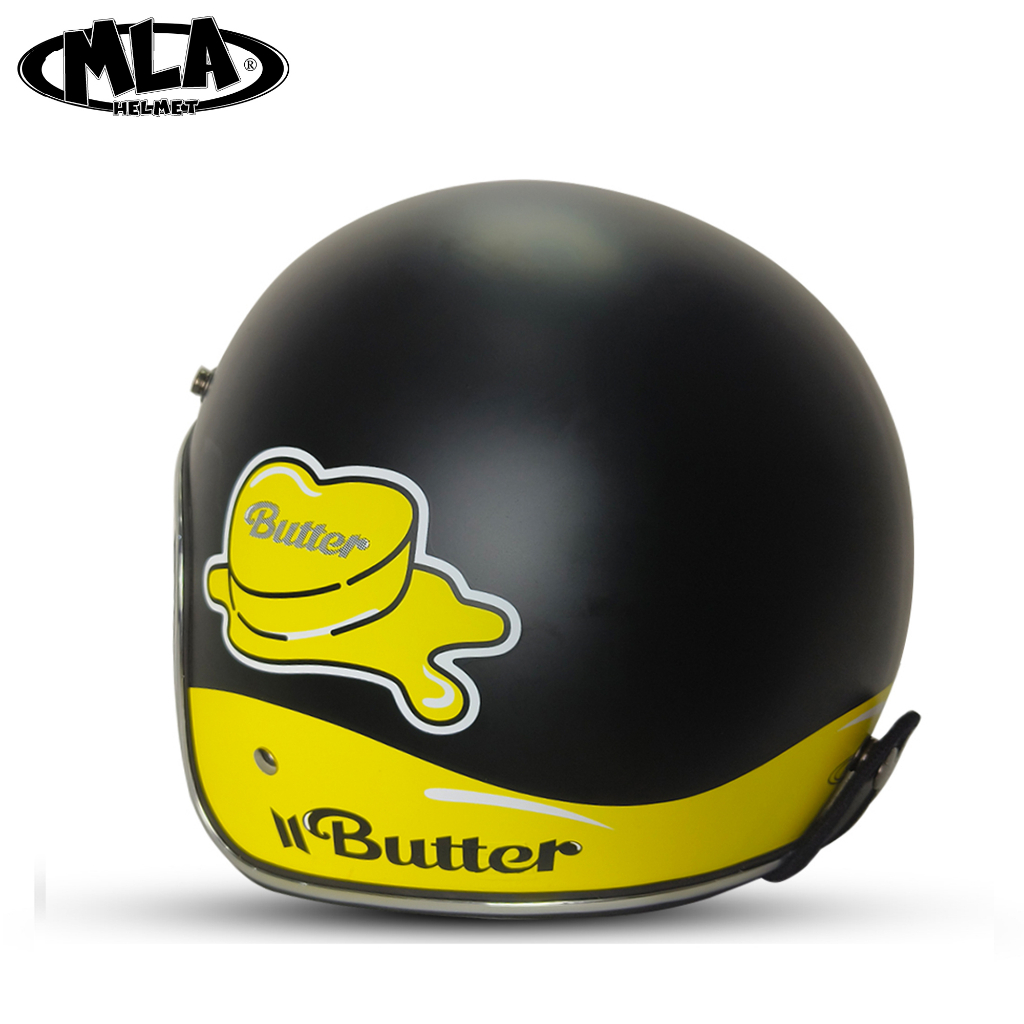 HELM BOGO PREMIUM / KBS RETRO BASIC BUTTER -/HELM PRIA DAN WANITA DEWASA SNI