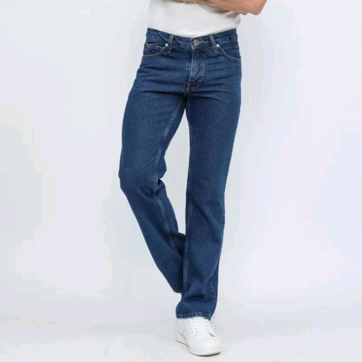 CELANA JEANS PRIA STANDAR REGULER PREMIUM 27 - 38 bisa COD