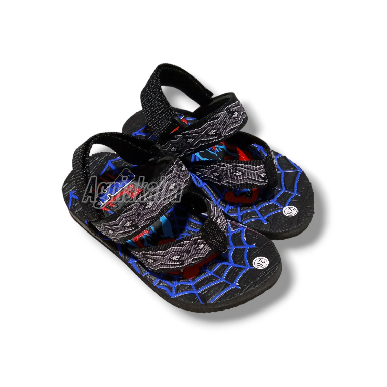 Sandal Gunung Anak LAki-Laki Motif SPYDERMAN Terbaru Kren