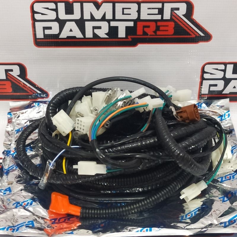 kabel body viar 150cc harness wire DC - sparepart motor roda tiga - viar kaisar htm nozomi jialing