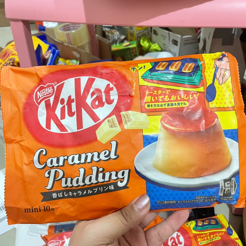 KitKat Caramel Pudding Jepang Kit Kat Mini isi 10