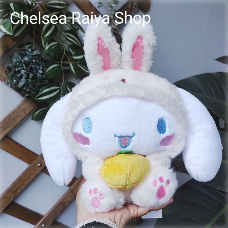 Boneka Plush Miniso x Sanrio Cinnamoroll Rabbit Lemon 30cm Cinamorol Cinamoroll Cinnamonroll Kawaii 