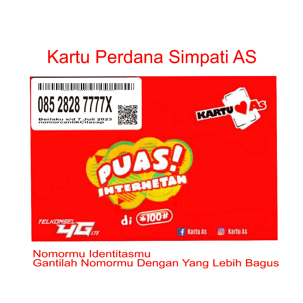 Nomor Cantik Simpati As 2828 7777 Nomer Rapi Perdana Telkomsel Sempati 77770 77771 77773 77774 77779