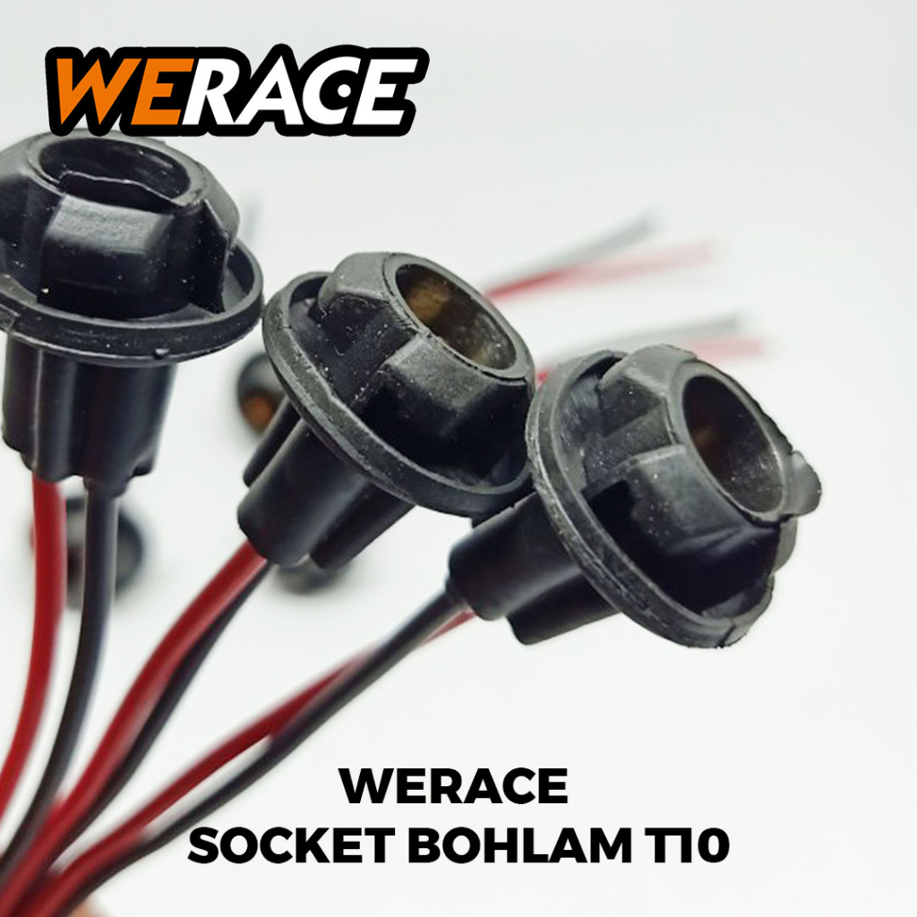 [WERACE]SOCKET BOHLAM T10 - SOKET LAMPU SEIN SENJA MOBIL / MOTOR