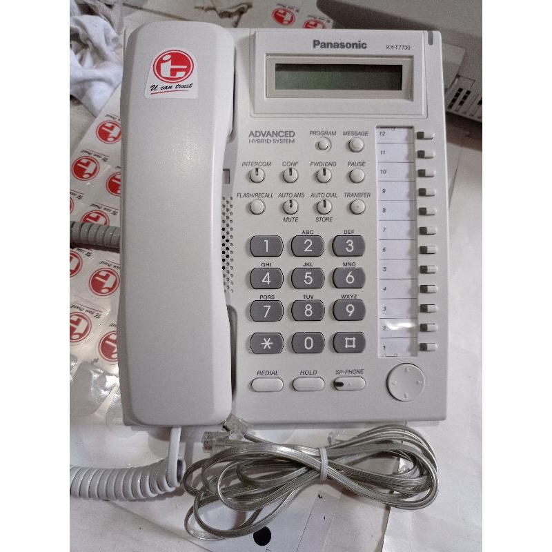 MESIN PABX PANASONIC KX-TES 824 SECOND SPESIAL 8 LINE 24 EXTENSION+ telepon 7730