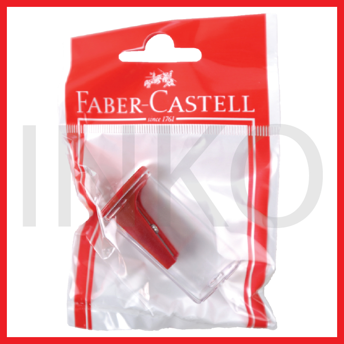 

FABER CASTELL SHARPENER 125LVN RED POUCH