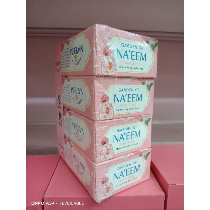 BELI 3 GRATIS 1 GARDEN OF NAEEM BAR SOAP TAIFI ROSE (4 X 65 GR)