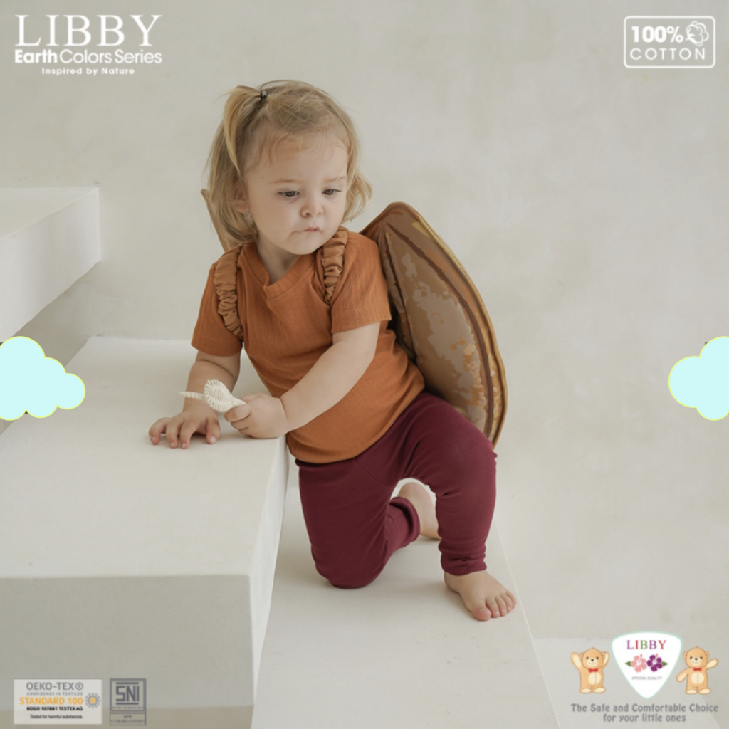 LIBBY Earth Colors Legging A6W Series 0-6 Tahun (1 pcs/pack)