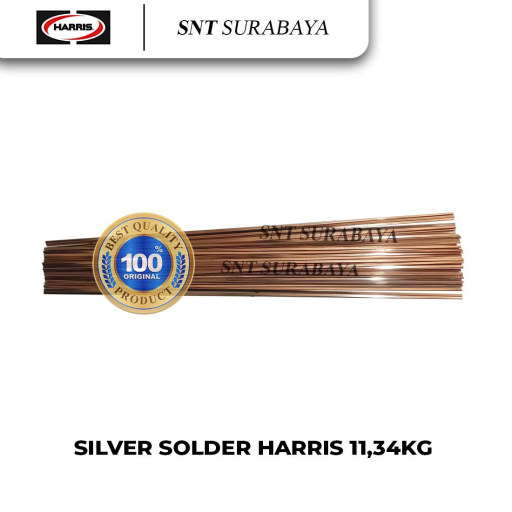 KAWAT LAS TEMBAGA HARRIS 11,3KG -PERAK LAS FULL BOX KAWAT LAS KUNINGAN