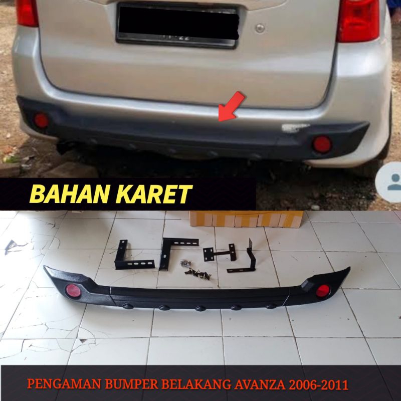 pelindung bumper belakang avanza 2005-2011