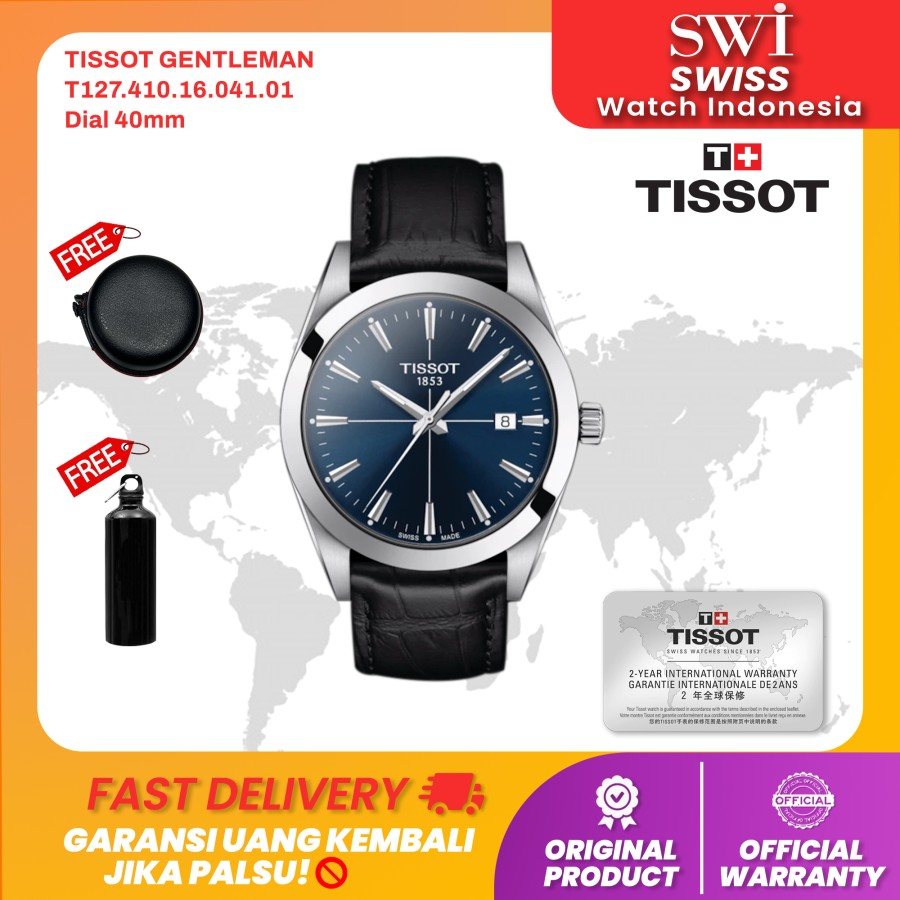 Jam Tangan Pria Tissot T127.410.16.041.01 Gentleman