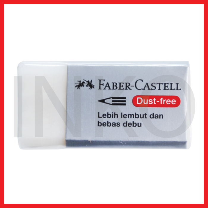 

FABER CASTELL ERASER DUST FREE SMALL WHITE 1PCS